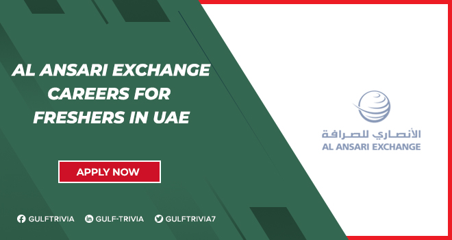Al Ansari Exchange Careers: Financial Services Job Vacancies